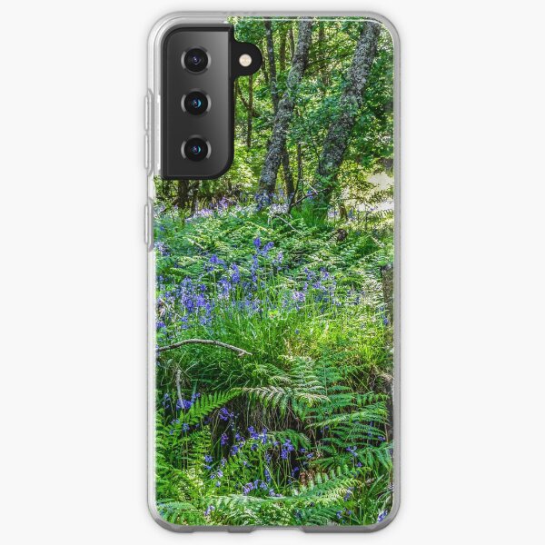 Bluebells in the Taychreggan Forest, Scotland Samsung Galaxy Soft Case