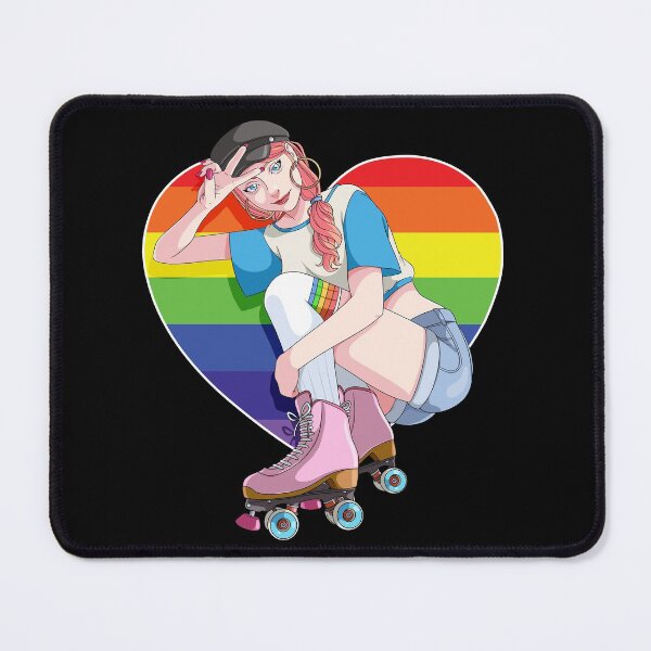 Item preview, Roller Skates Girl Retro Skater Rainbow designed and sold by Nosek1ng.