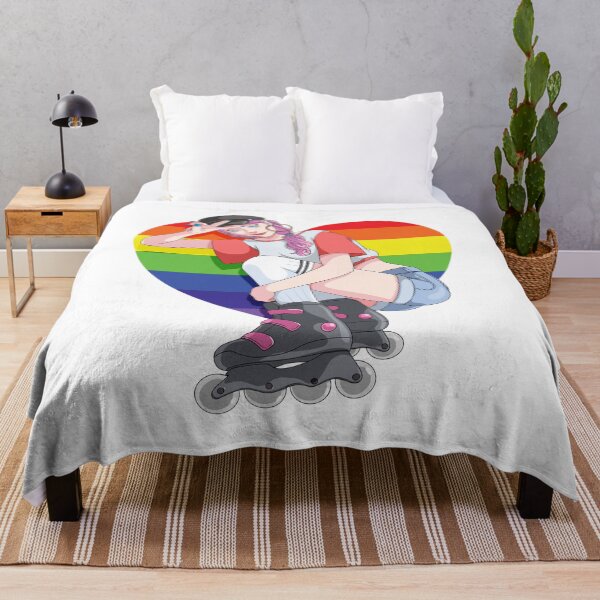 Item preview, Rollerblading Girl Inline Skater  Rainbow designed and sold by Nosek1ng.