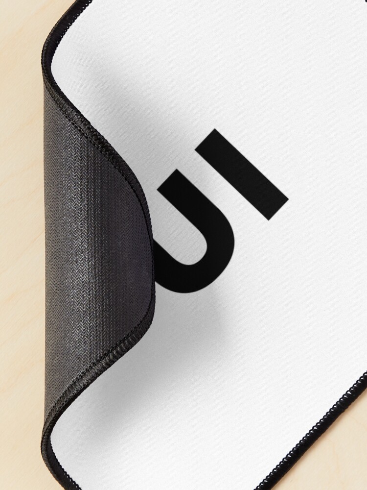 Alternate view of UI (User Interface) Designer Developer (inverted) Mouse Pad