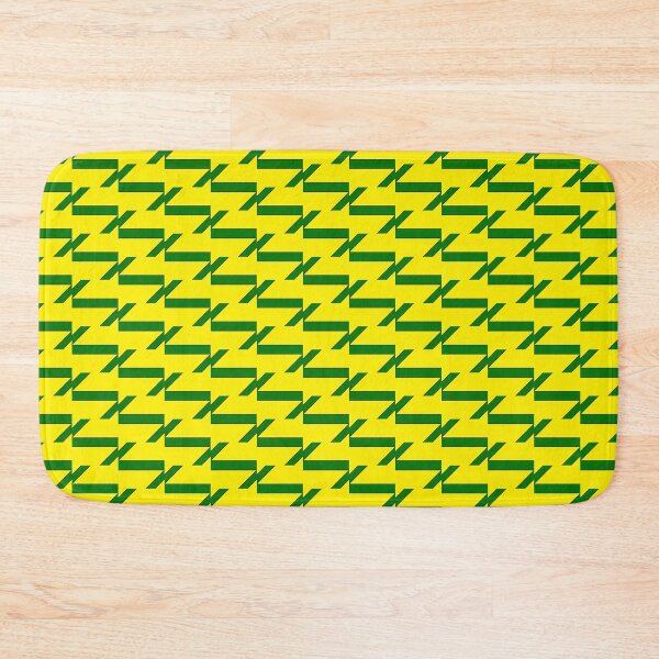 Item preview, Dash and stripes (Yellow and Green Offset) designed and sold by TheScraggyBeard.