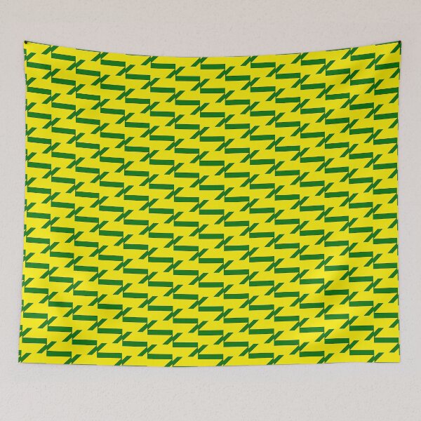 Item preview, Dash and stripes (Yellow and Green Offset) designed and sold by TheScraggyBeard.