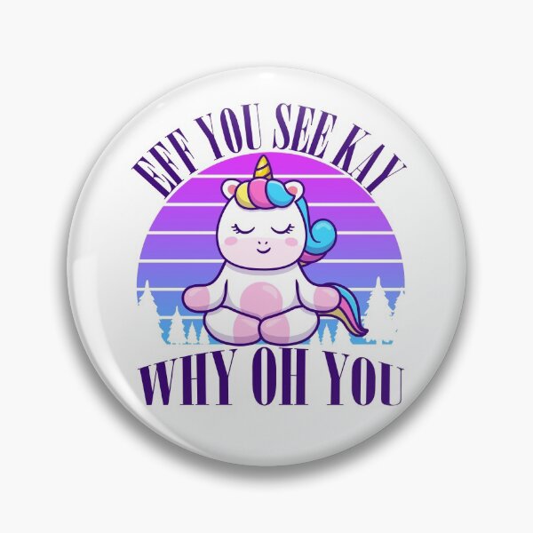 Item preview, Eff You See Kay Why Oh You Unicorn Retro Vintage lover Funny tee designed and sold by RababE.
