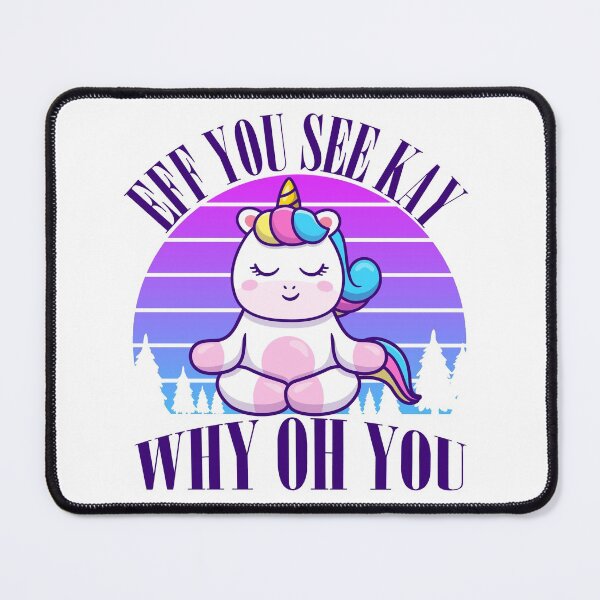 Item preview, Eff You See Kay Why Oh You Unicorn Retro Vintage lover Funny tee designed and sold by RababE.