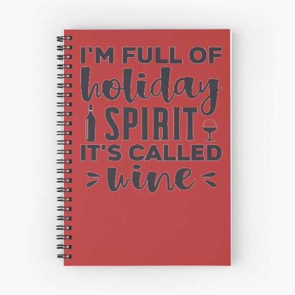 Item preview, I'm Full Of Holiday Spirit Aka Wine designed and sold by StoreRahhal.