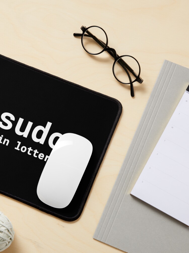 Alternate view of Sudo win lottery Mouse Pad