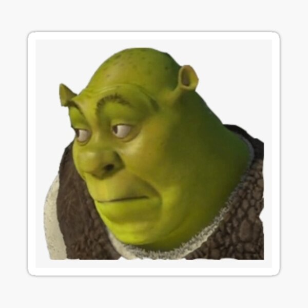 Shrek Meme Sticker for Sale by AB-BRAND