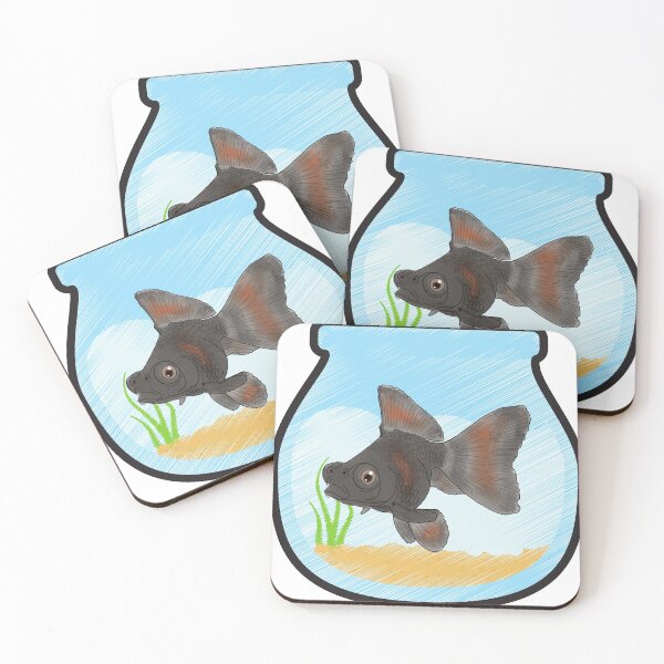 Item preview, Black Goldfish - Elegant Koi designed and sold by BunnyBizarre.