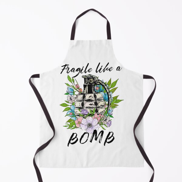 Item preview, Fragile Like A Bomb (Dark Text) designed and sold by SewnMemories.