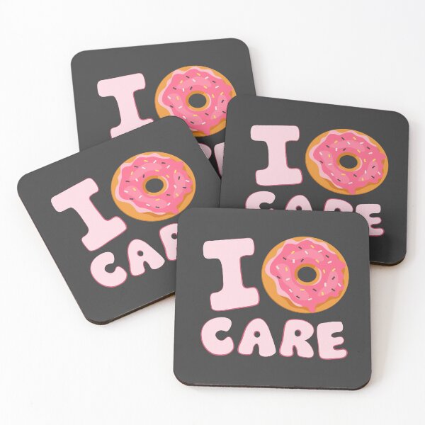 Item preview, I Donut Care - Pink designed and sold by punnylauren.