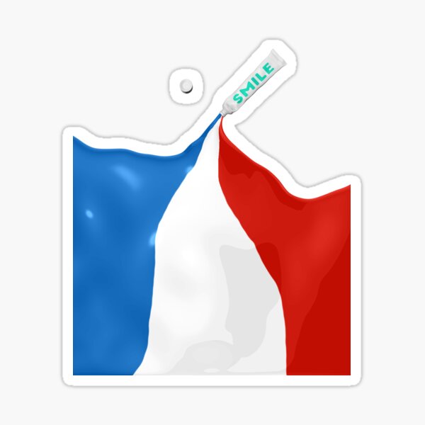 "Toothpaste France" Sticker for Sale by serpico93 Redbubble