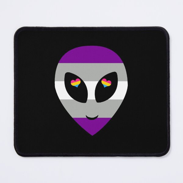 Item preview, Panromantic Grey Ace Alien designed and sold by silentrebel.