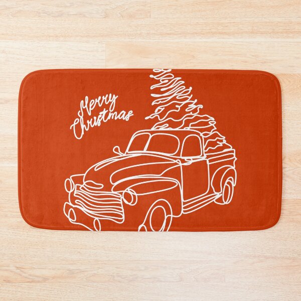 Item preview, Christmas Line art. Christmas pine fir tree in car. Continuous one line drawing. Line drawing illustration minimalistic design designed and sold by OneLinePrint.