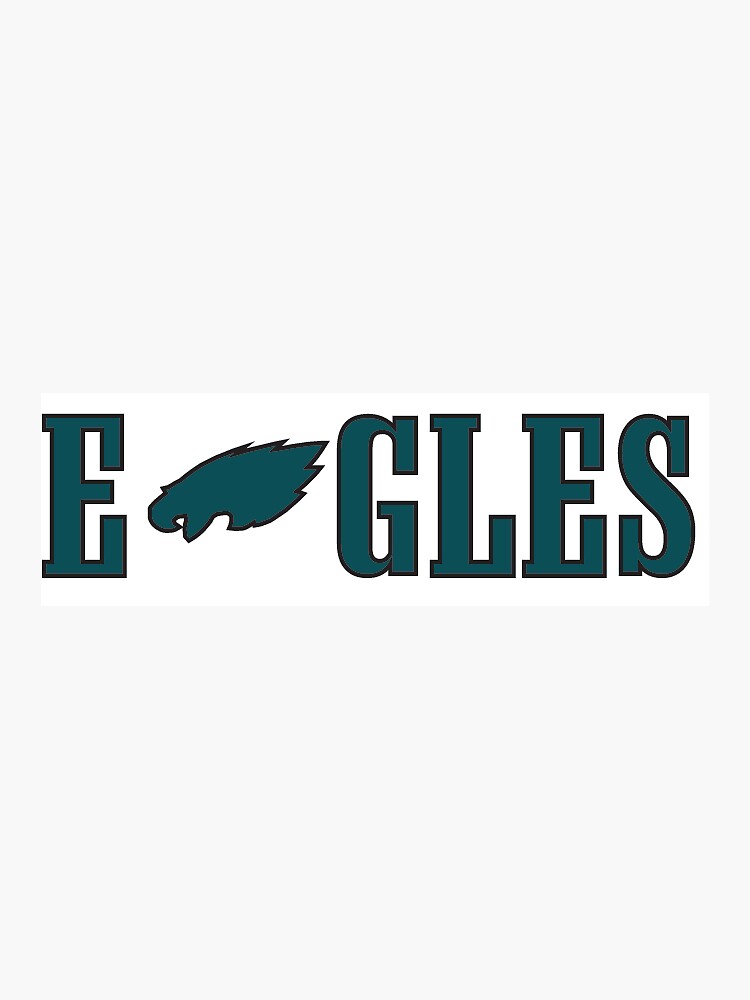 "Eagles" Sticker for Sale by SmpleGphicFinds Redbubble