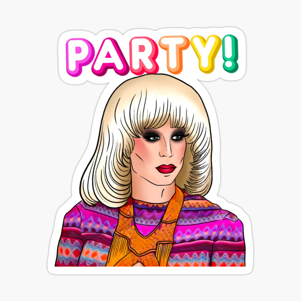 Katya drag race party meme,