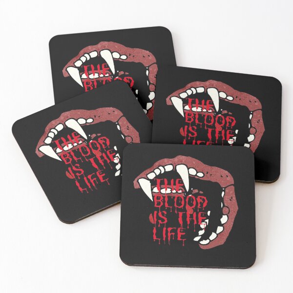 Item preview, The Blood Is The Life -Vampire Fangs Bites Gets Bloody For Halloween designed and sold by Red-ElYoubi.