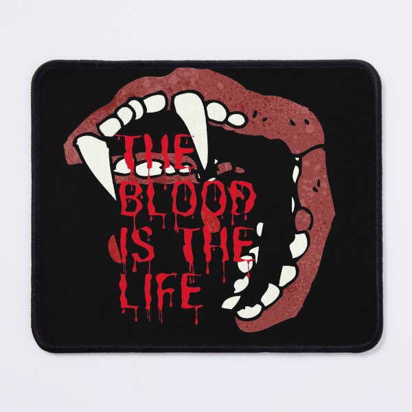 Item preview, The Blood Is The Life -Vampire Fangs Bites Gets Bloody For Halloween designed and sold by Red-ElYoubi.