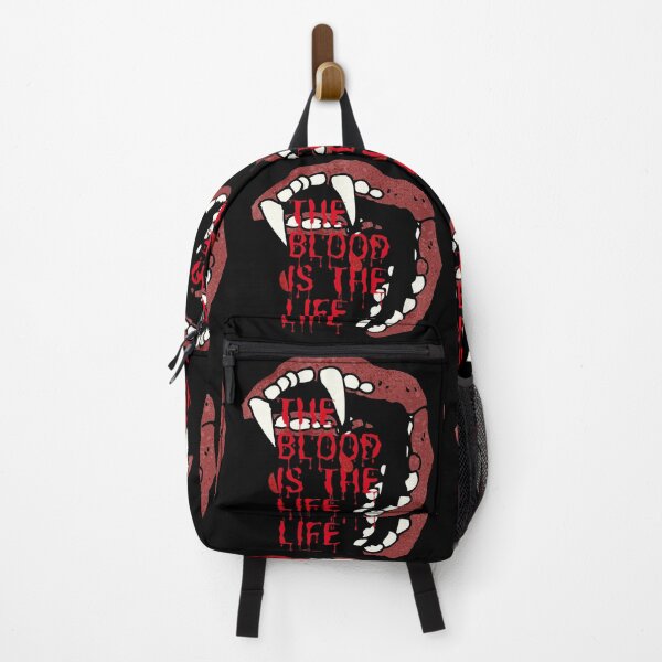 Item preview, The Blood Is The Life -Vampire Fangs Bites Gets Bloody For Halloween designed and sold by Red-ElYoubi.