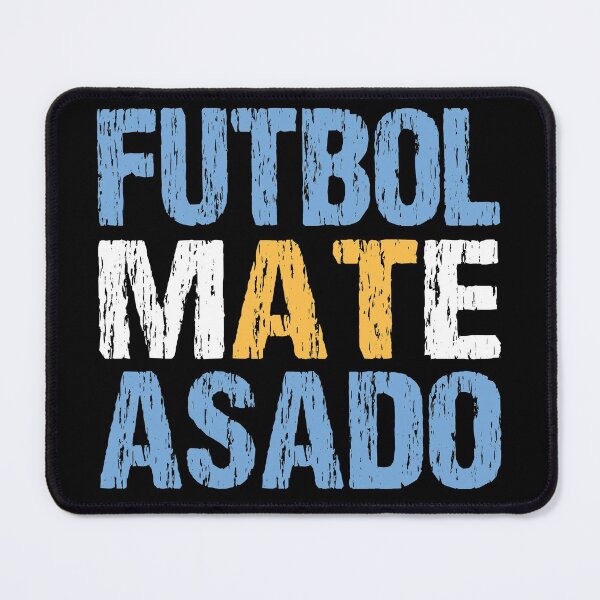 Item preview, Futbol Mate Asado Argentinian Flag Argentina Distressed designed and sold by Nirvanibex.