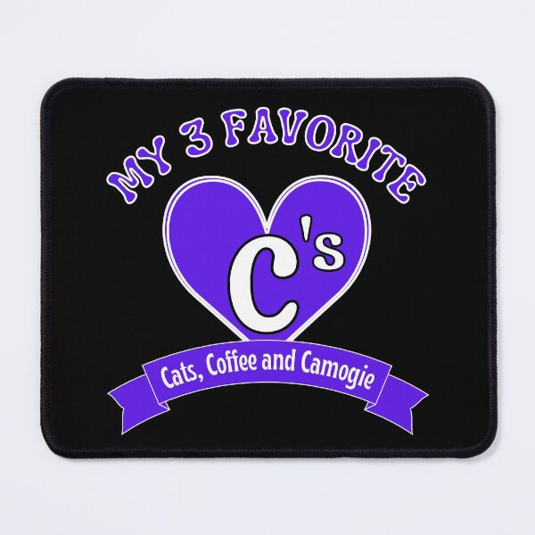 Item preview, My 3 favourite C's. Cats, Coffee and Camogie designed and sold by TheGreenGoat.