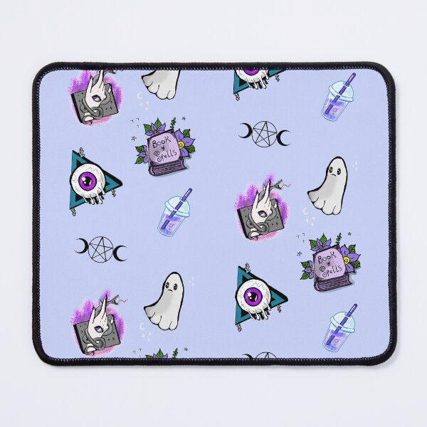 Item preview, Creepy cute Print blue background designed and sold by DemonicGloom.