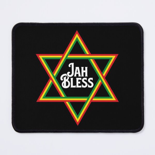 Item preview, Jah Bless Rasta Star Of David designed and sold by designandclouds.