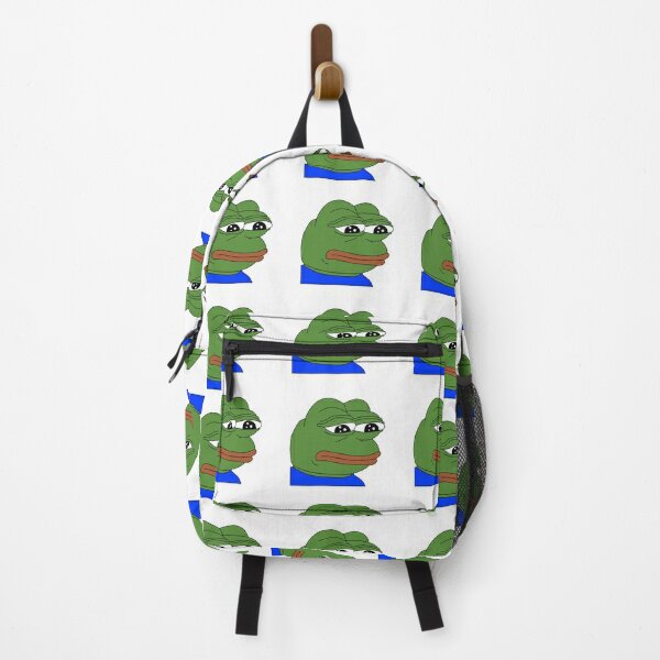 2019 Womens Children Pepe The Frog Sad Frog Canvas Backpack Shoulder Bag Handbag 