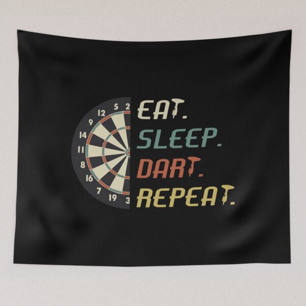 Item preview, Dart Eat Sleep Repeat dartboard designed and sold by hanhshirts.