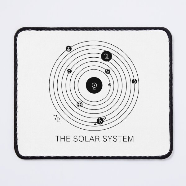 Item preview, Minimalistic Solar System designed and sold by silentrebel.