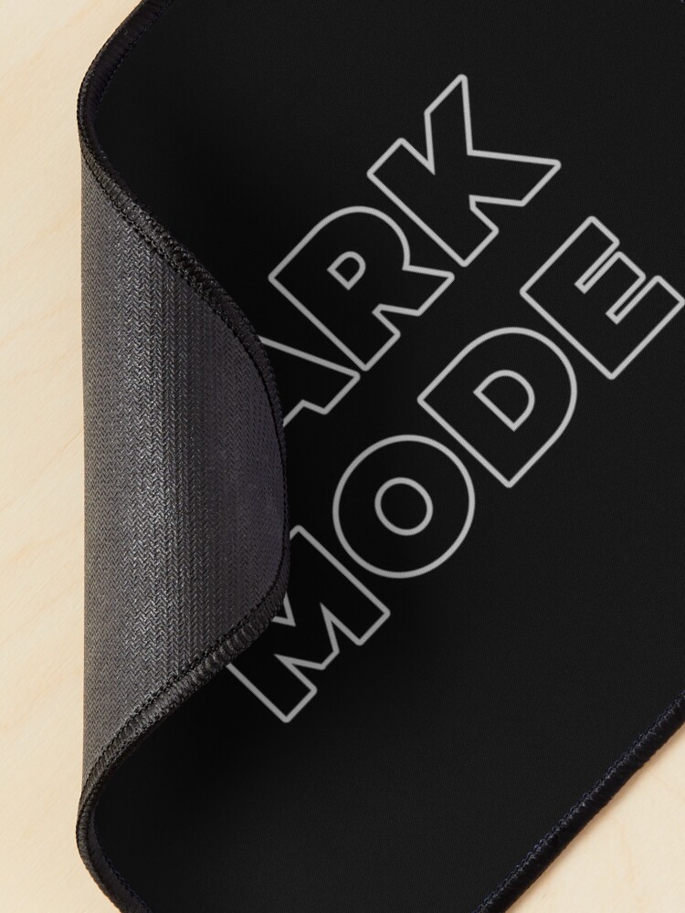 Alternate view of Dark Mode Mouse Pad