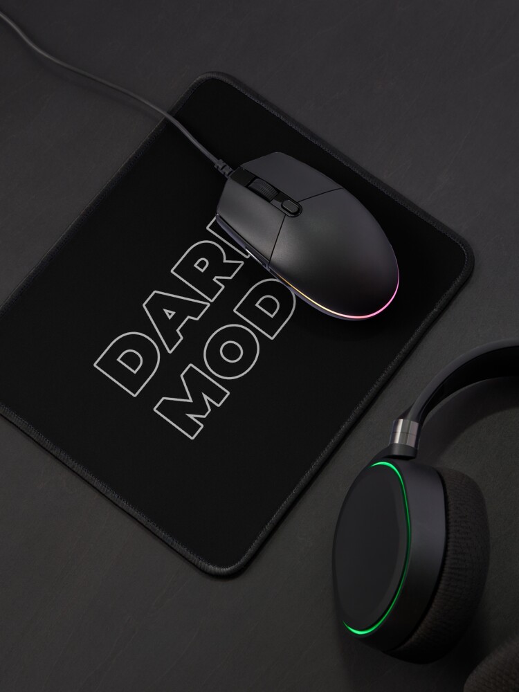 Alternate view of Dark Mode Mouse Pad