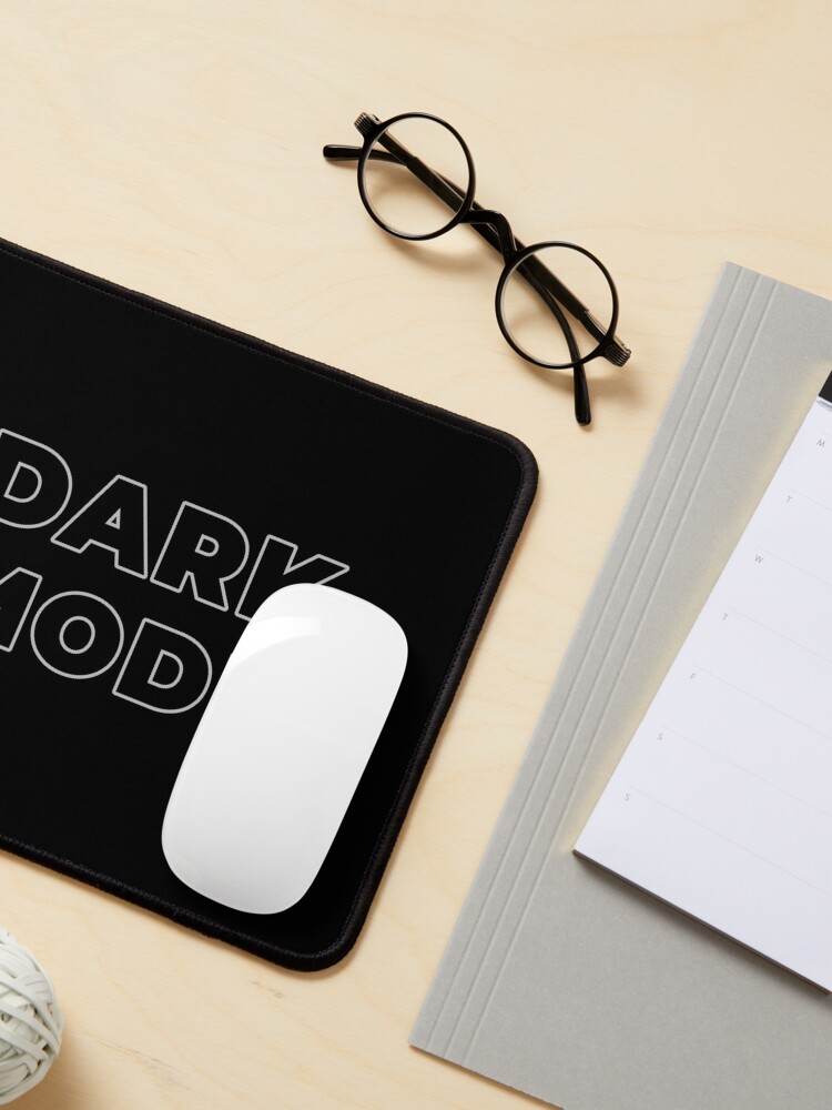 Alternate view of Dark Mode Mouse Pad