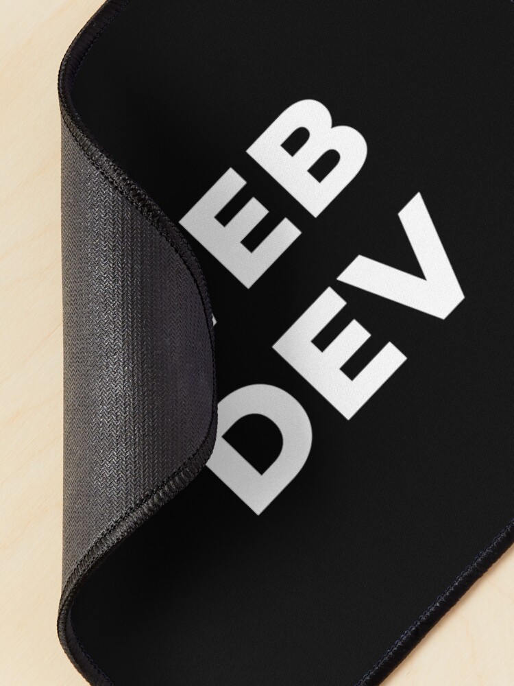 Alternate view of Web Dev Mouse Pad