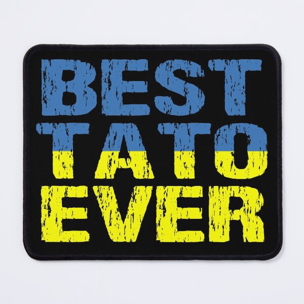Item preview,  Best Tato Ever Dad Distressed Ukrainian Flag designed and sold by Nirvanibex.