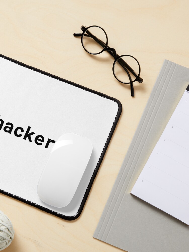 Alternate view of hacker_ (Inverted) Mouse Pad