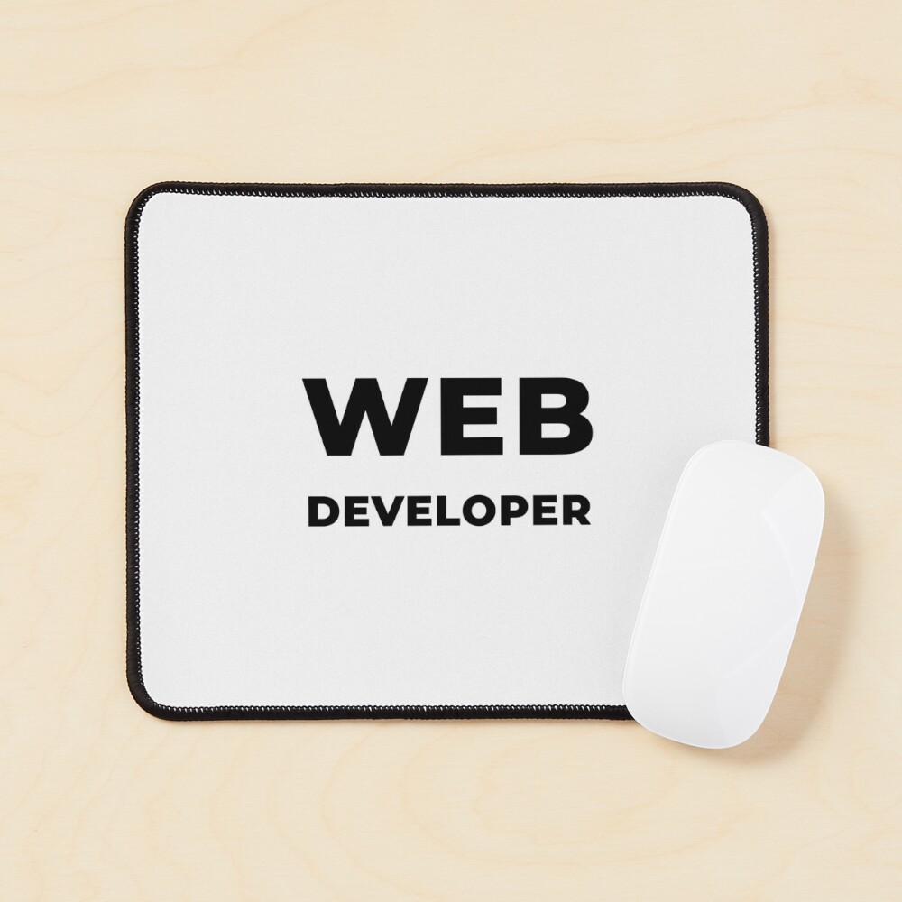 Web Developer (Inverted) Mouse Pad