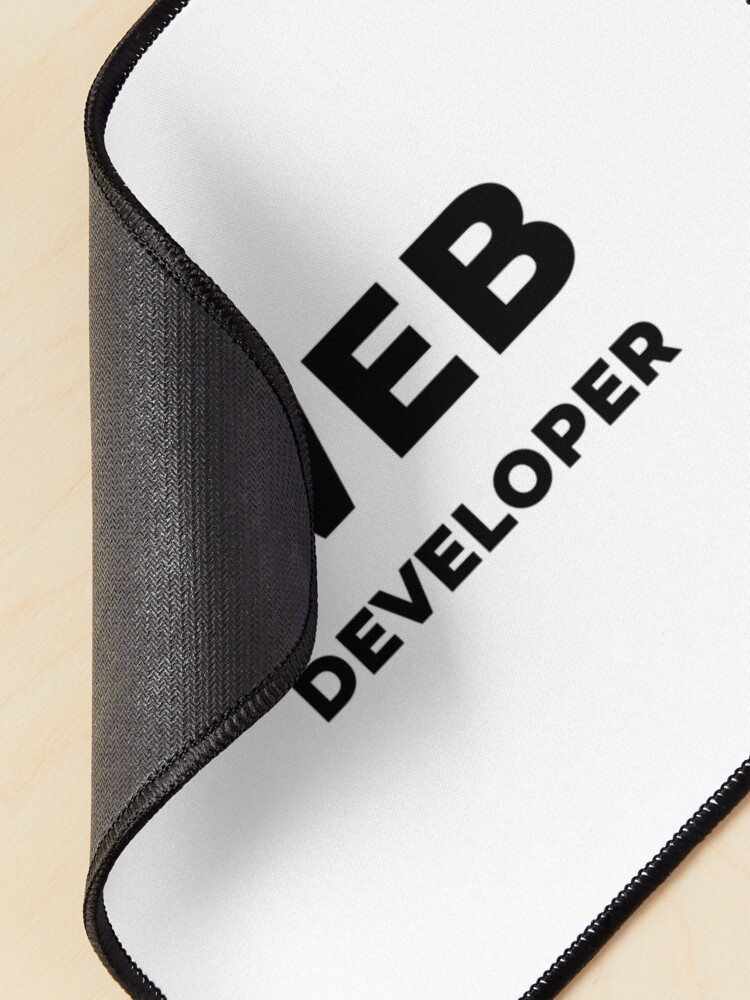 Alternate view of Web Developer (Inverted) Mouse Pad
