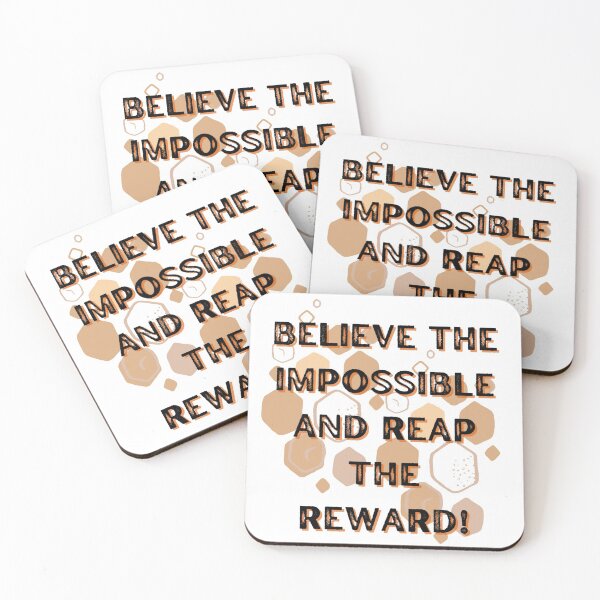 Item preview, Believe in the impossible! designed and sold by mindmaster007.