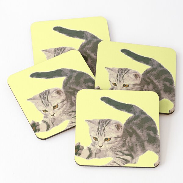 Item preview, Сolor print tabby kitten designed and sold by artdragongift 15.