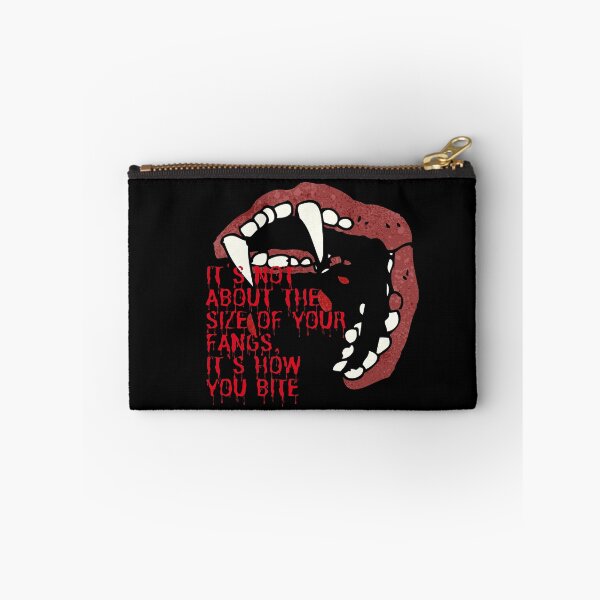 Item preview, It's Not The Size Of Your Fangs It's How You Bite-Vampire Fangs Bites Gets Bloody For Halloween designed and sold by Red-ElYoubi.