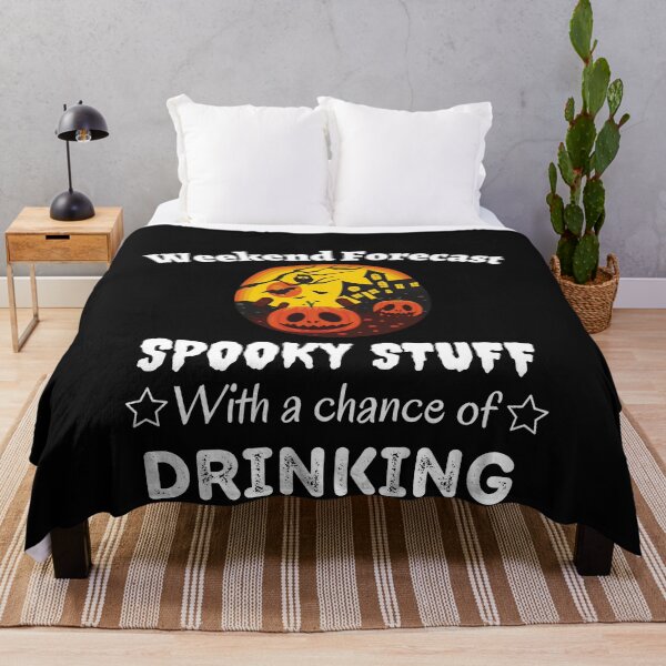Item preview, Halloween Drinking, Funny Halloween, Weekend Forecast designed and sold by GrabYourBuzz.