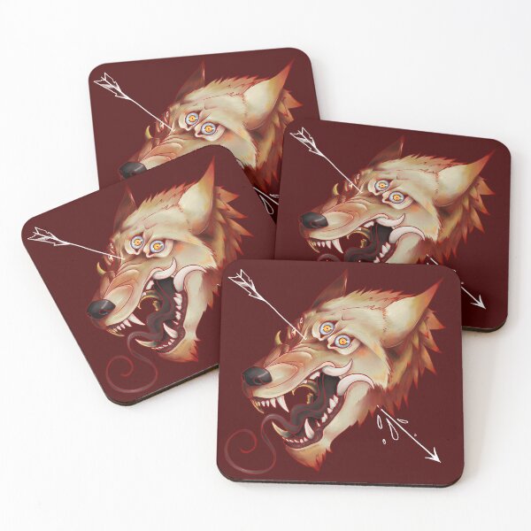 Item preview, Demon Wolf White Arrow designed and sold by Ellie Copeland.