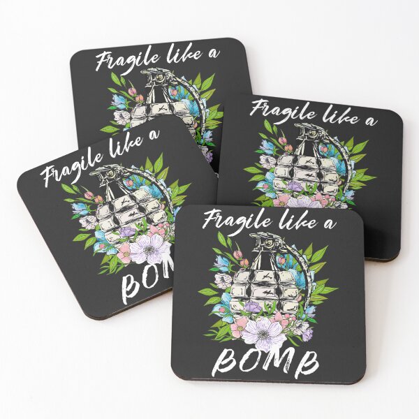 Item preview, Fragile Like A Bomb (Light Text) designed and sold by SewnMemories.