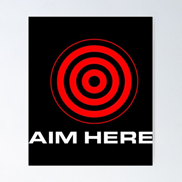 Item preview, Dart Player Aim Here Bullseye Throwing designed and sold by hanhshirts.