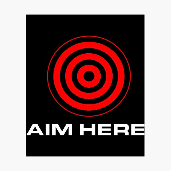 Item preview, Dart Player Aim Here Bullseye Throwing designed and sold by hanhshirts.