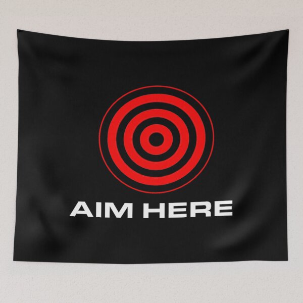 Item preview, Dart Player Aim Here Bullseye Throwing designed and sold by hanhshirts.