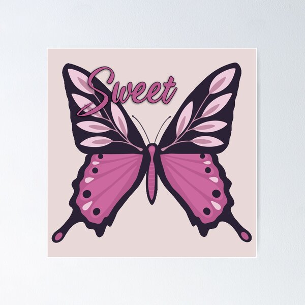 Item preview, Sweet Pastel Purple Butterfly designed and sold by Dream Big! by E. H..