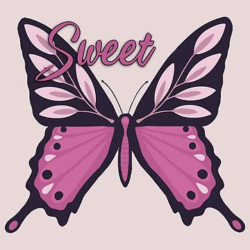 Artwork thumbnail, Sweet Pastel Purple Butterfly by Dream Big! by E. H.