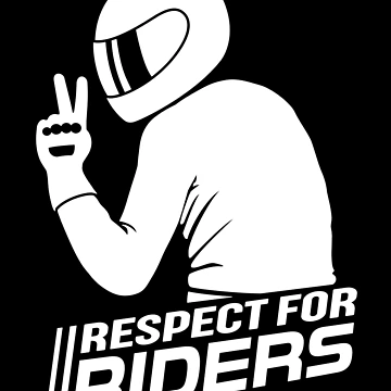 Artwork thumbnail, Respect for Riders (white) by VEB Ostladen