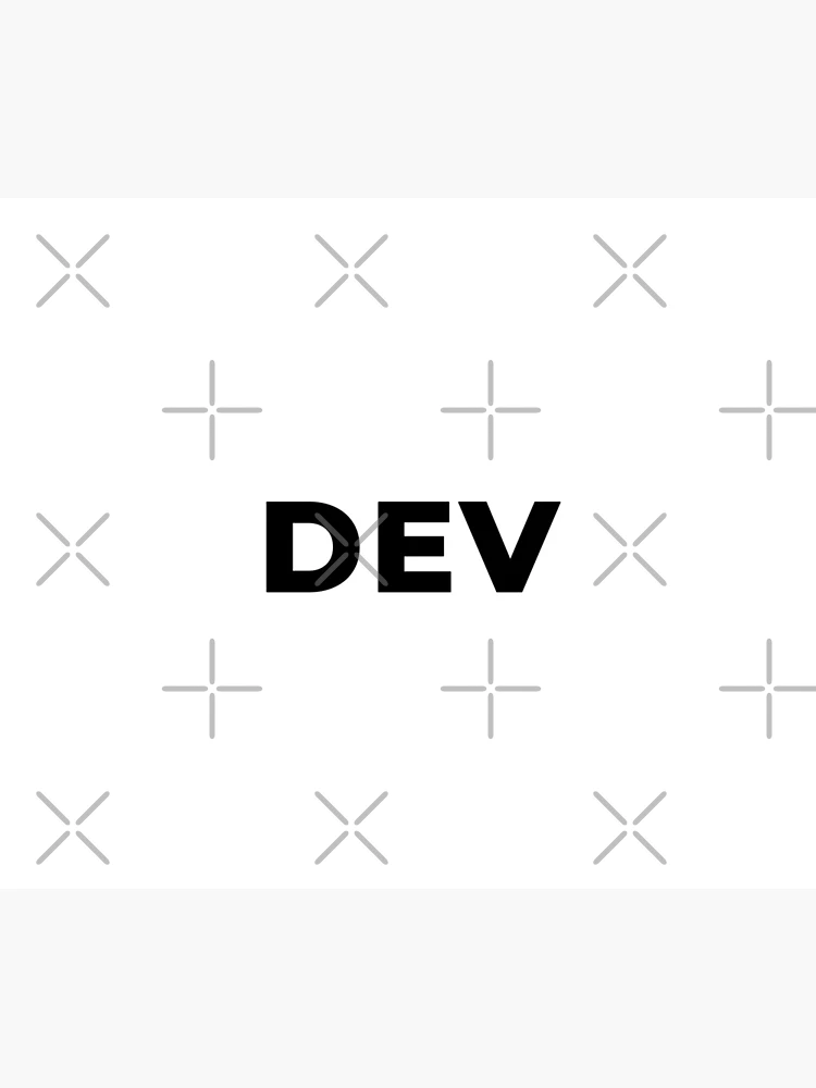 Thumbnail 5 of 5, Mouse Pad, Dev (Inverted) designed and sold by developer-gifts.